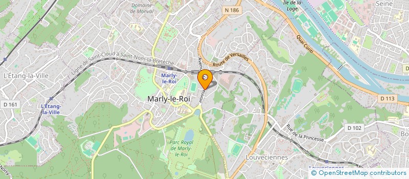 localisation de l'entreprise MADAME CHARLOTTE CHARLOTTE  MARLY-LE-ROI