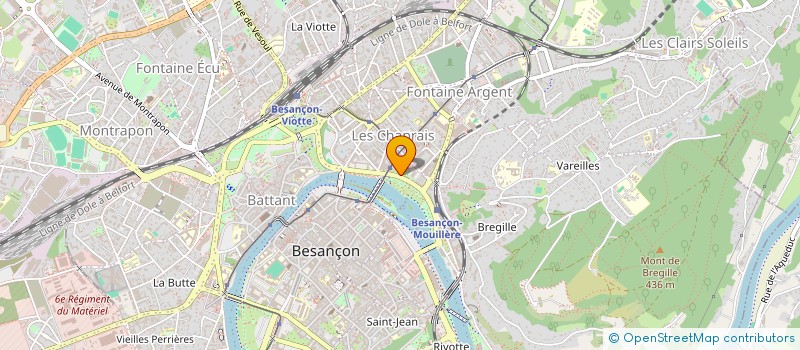 localisation de l'entreprise MADAME CHARLOTTE CHARRIERE  BESANCON