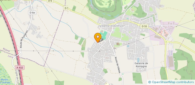 localisation de l'entreprise MADAME CHARLOTTE CHASSAGNON  VILLETTE-D'ANTHON