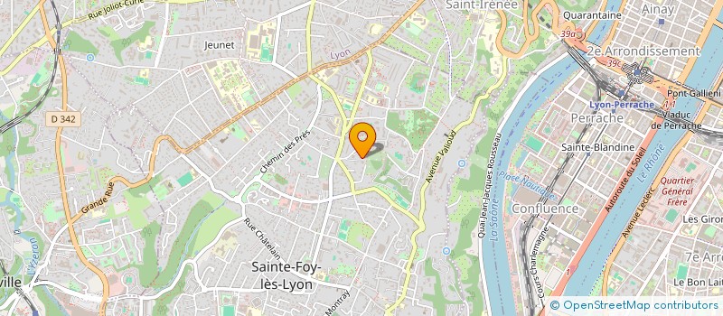 localisation de l'entreprise MADAME CHARLOTTE CHASTEL à SAINTE FOY LES LYON