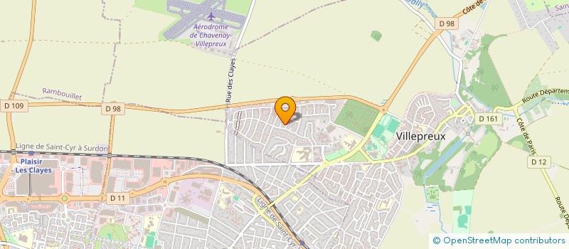 localisation de l'entreprise MADAME CHARLOTTE CHAUVEL  VILLEPREUX