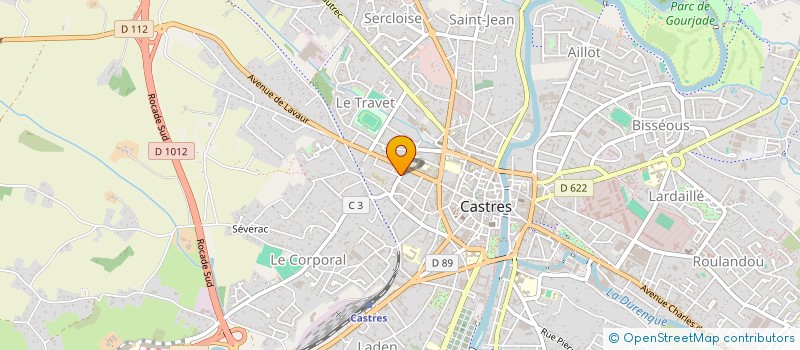 localisation de l'entreprise MADAME CHARLOTTE CHAZELAS à CASTRES