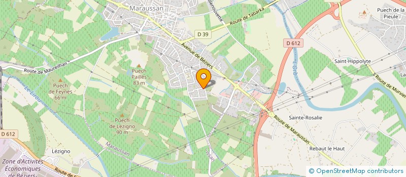 localisation de l'entreprise MADAME CHARLOTTE CHEKROUN  MARAUSSAN