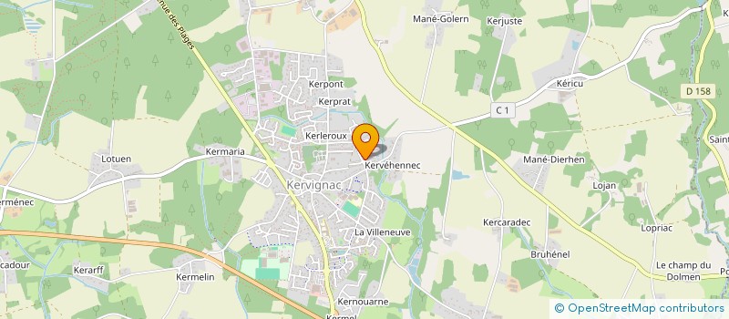 localisation de l'entreprise MADAME CHARLOTTE CHEMARIN  KERVIGNAC