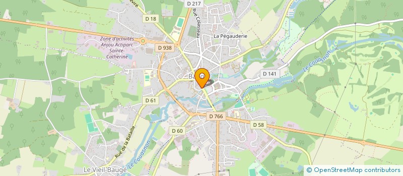 localisation de l'entreprise MADAME CHARLOTTE CHENEAU  BAUGE-EN-ANJOU