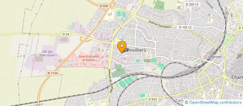 localisation de l'entreprise MADAME CHARLOTTE CHESNIER à MAINVILLIERS