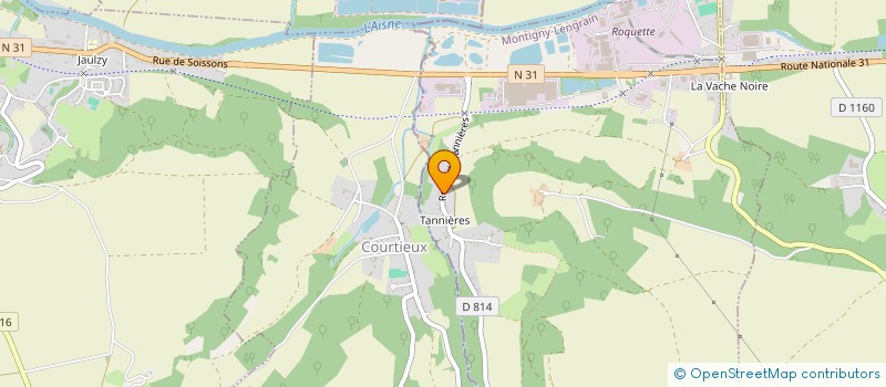 localisation de l'entreprise MADAME CHARLOTTE CHOLET  MONTIGNY-LENGRAIN