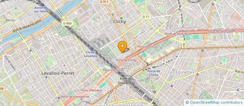 localisation de l'entreprise MADAME CHARLOTTE CHOLLET  CLICHY