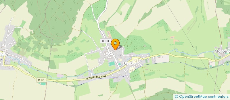 localisation de l'entreprise MADAME CHARLOTTE CLEMENT  FAULX