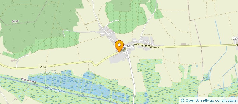 localisation de l'entreprise MADAME CHARLOTTE COGERY  VILLEVENARD