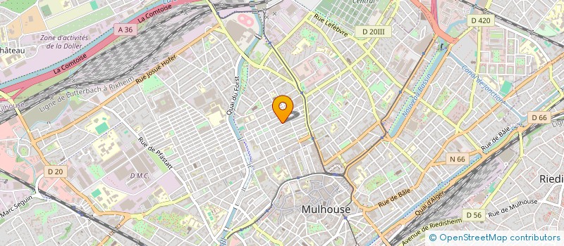 localisation de l'entreprise MADAME CHARLOTTE COLAS  MULHOUSE