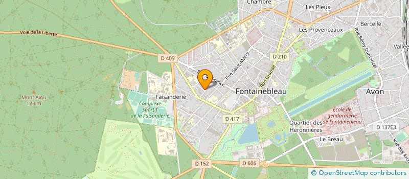 localisation de l'entreprise MADAME CHARLOTTE COLIN  FONTAINEBLEAU