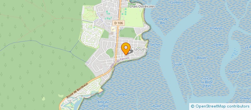 localisation de l'entreprise MADAME CHARLOTTE COLLEDANI à LEGE-CAP-FERRET