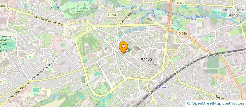 localisation de l'entreprise MADAME CHARLOTTE COLLOMBET à ARRAS