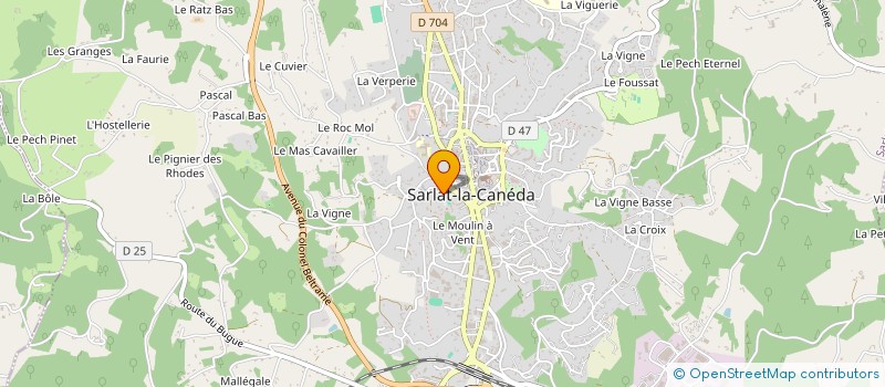 localisation de l'entreprise MADAME CHARLOTTE COMBES  SARLAT-LA-CANEDA