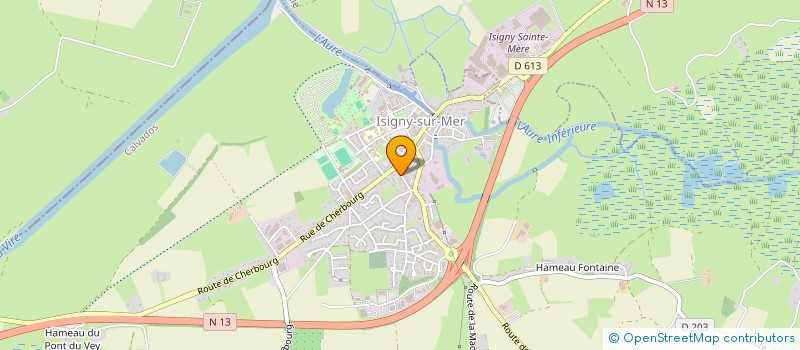 localisation de l'entreprise MADAME CHARLOTTE COOK  ISIGNY-SUR-MER