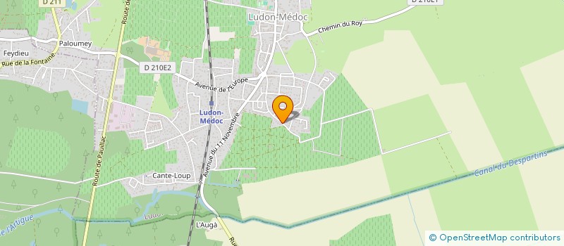 localisation de l'entreprise MADAME CHARLOTTE CORD'HOMME  LUDON-MEDOC