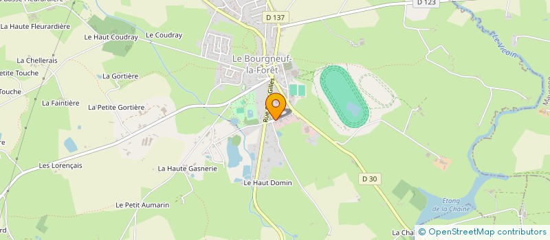 localisation de l'entreprise MADAME CHARLOTTE CORMIER  LE BOURGNEUF-LA-FORET