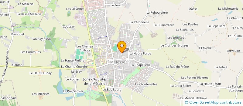 localisation de l'entreprise MADAME CHARLOTTE CORRE  MELESSE