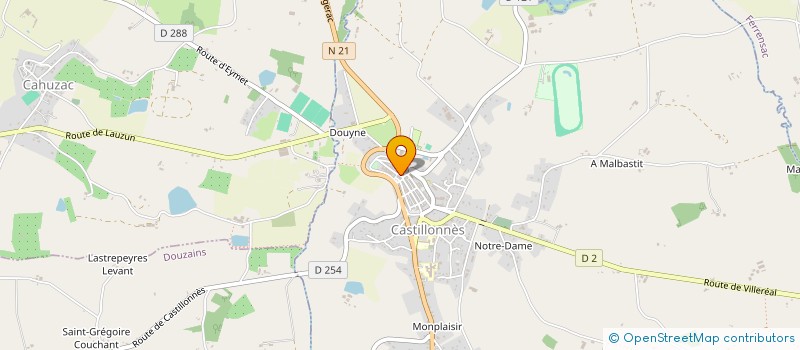 localisation de l'entreprise MADAME CHARLOTTE COTTARD  CASTILLONNES