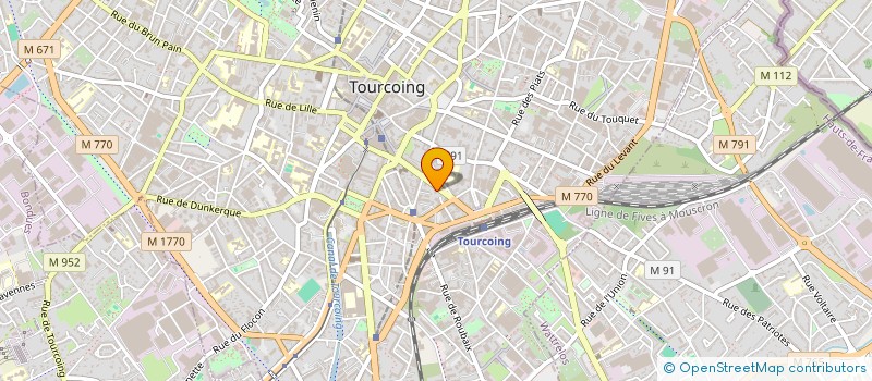 localisation de l'entreprise MADAME CHARLOTTE COUCKE à TOURCOING