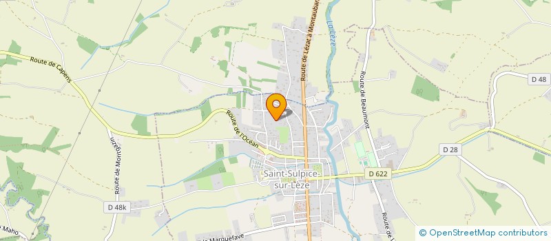 localisation de l'entreprise MADAME CHARLOTTE COULEAU  SAINT-SULPICE-SUR-LEZE