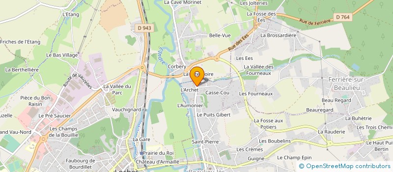 localisation de l'entreprise MADAME CHARLOTTE COURCOUL  BEAULIEU-LES-LOCHES