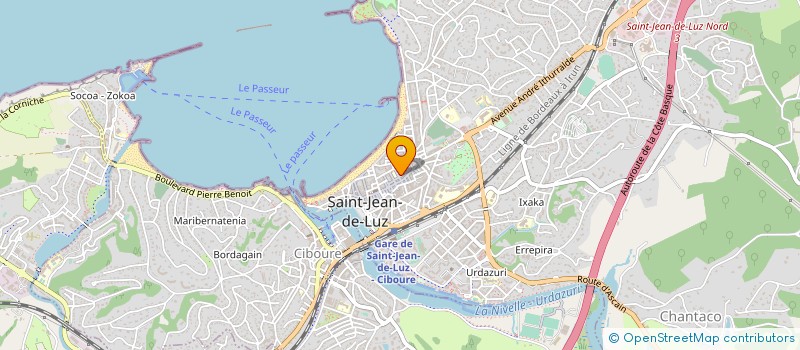 localisation de l'entreprise MADAME CHARLOTTE COURDE à SAINT-JEAN-DE-LUZ