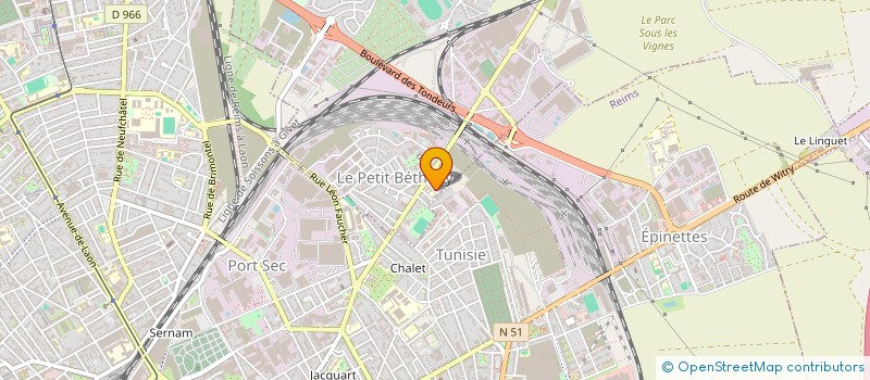 localisation de l'entreprise MADAME CHARLOTTE COURTOIS  BETHENY