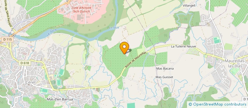 localisation de l'entreprise MADAME CHARLOTTE COURTOIS  CERET