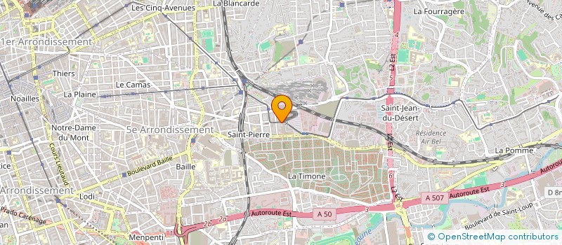 localisation de l'entreprise MADAME CHARLOTTE COUTAGNE  MARSEILLE