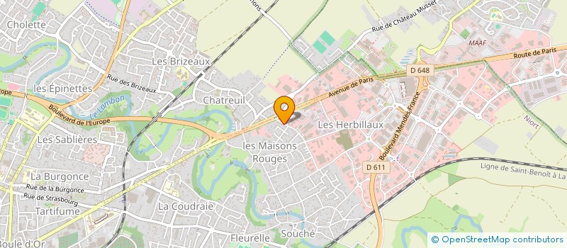 localisation de l'entreprise MADAME CHARLOTTE CROIZIT-DELOURME  NIORT