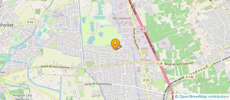 localisation de l'entreprise MADAME CHARLOTTE CROSET  AVIGNON