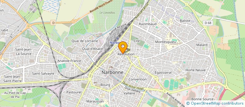 localisation de l'entreprise MADAME CHARLOTTE CUESTA-VILALTA à NARBONNE