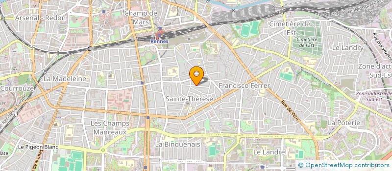 localisation de l'entreprise MADAME CHARLOTTE CURIS à RENNES