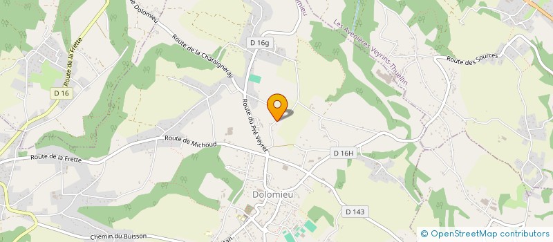 localisation de l'entreprise MADAME CHARLOTTE CURT GRAND GAUDIN  ROMAGNIEU