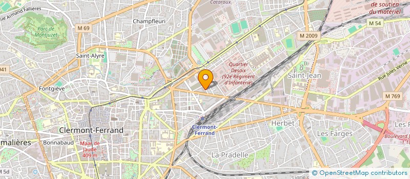 localisation de l'entreprise MADAME CHARLOTTE DA CUNHA  CLERMONT-FERRAND