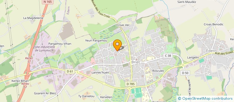 localisation de l'entreprise MADAME CHARLOTTE DA MOTA  BRIEC