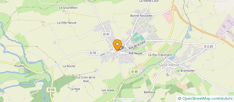 localisation de l'entreprise MADAME CHARLOTTE DA SILVA BAPTISTA  UZEL