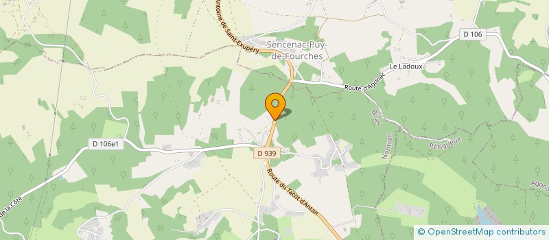 localisation de l'entreprise MADAME CHARLOTTE DABRIGEON  BIRAS