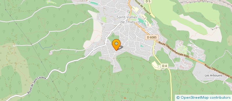 localisation de l'entreprise MADAME CHARLOTTE DALBERA  SAINT-VALLIER-DE-THIEY