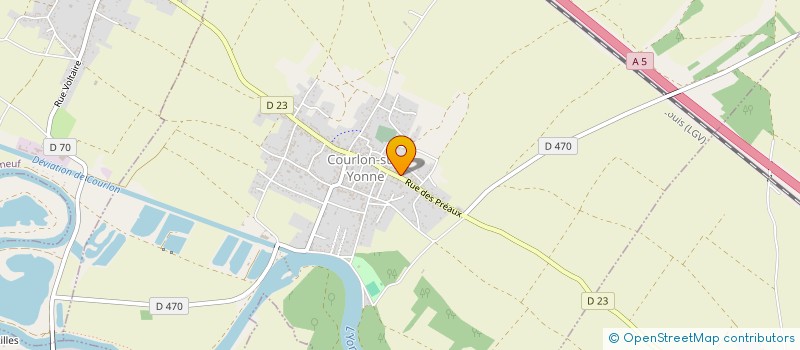 localisation de l'entreprise MADAME CHARLOTTE DANCOINE  COURLON-SUR-YONNE