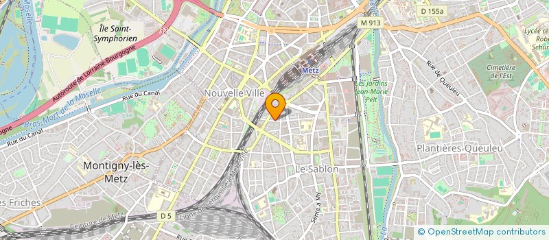 localisation de l'entreprise MADAME CHARLOTTE DARCQ  METZ