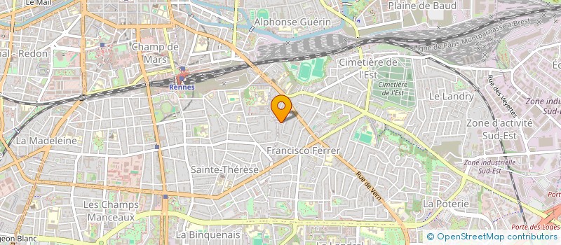 localisation de l'entreprise MADAME CHARLOTTE DAUJAT  RENNES