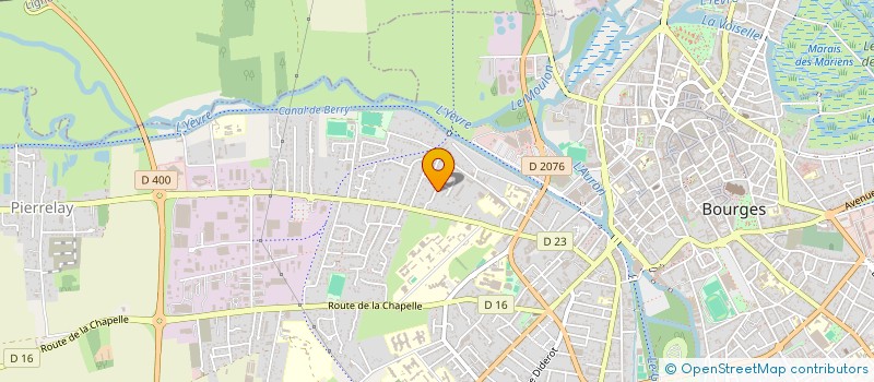localisation de l'entreprise MADAME CHARLOTTE DAVID à BOURGES
