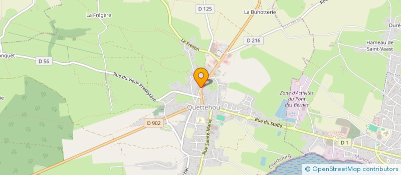 localisation de l'entreprise MADAME CHARLOTTE DAVID  QUETTEHOU