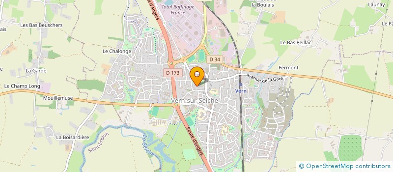 localisation de l'entreprise MADAME CHARLOTTE DAVID  VERN-SUR-SEICHE