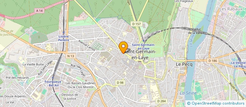 localisation de l'entreprise MADAME CHARLOTTE DAVID  SAINT-GERMAIN-EN-LAYE