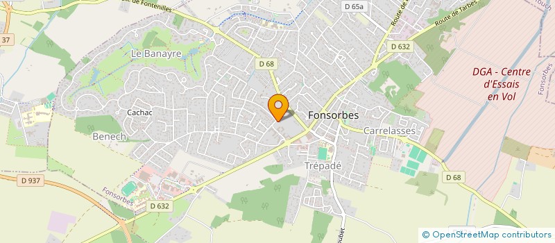 localisation de l'entreprise MADAME CHARLOTTE DAVRIL  FONSORBES