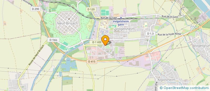 localisation de l'entreprise MADAME CHARLOTTE DE BAYSER  VOLGELSHEIM